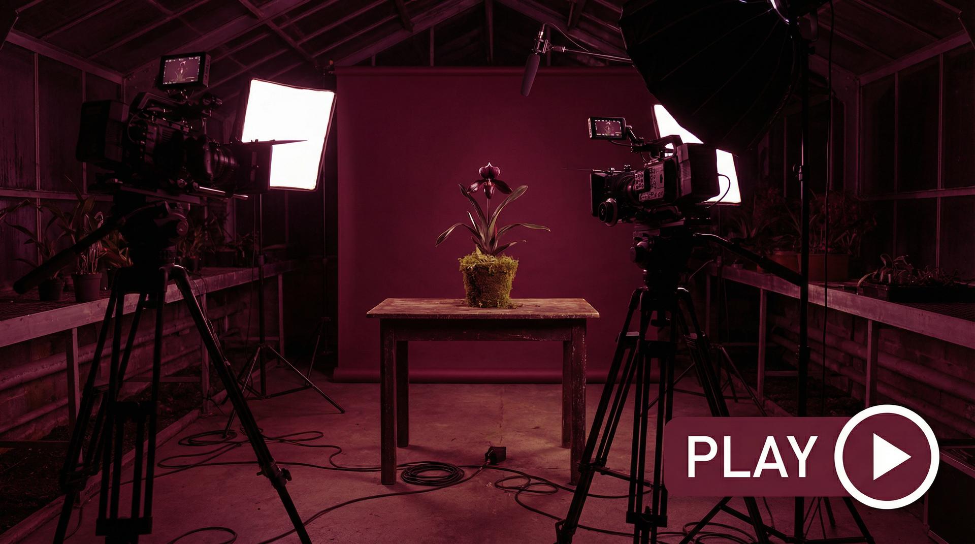 呦呦视频植物视频 - 珍稀兰花视频拍摄幕后